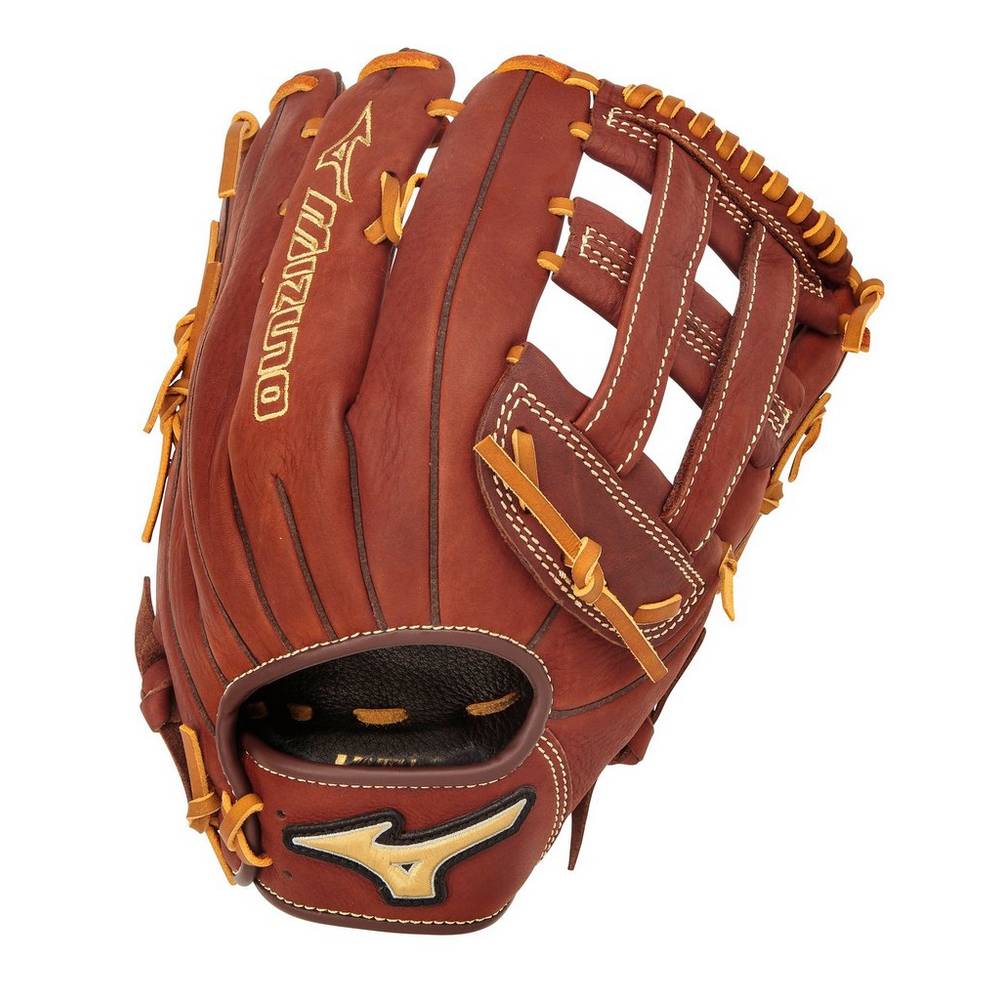 Mens Mizuno MVP Series Slowpitch 13" Softball Gloves Dark Red Philippines (KNZQFJ527)